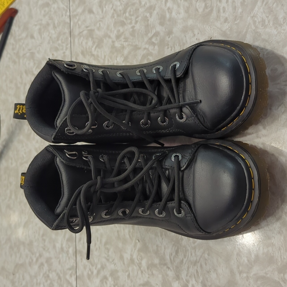Dr Martens Faora Womens 7 Black Combat Boots